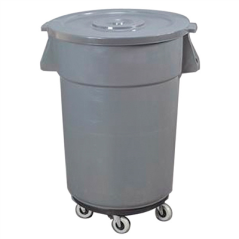 CONTENEUR AVEC COUVERCLE + ROUES