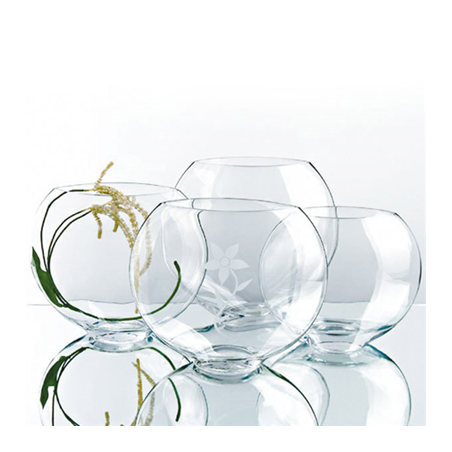 DEMI SPHÈRE DÉCORATION  Ø 39,8x33 CM TRANSPARENT VERRE (1 UNITÉ)