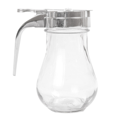 DISTRIBUTEUR SIROUP 220 ML 7x7x9,3 CM TRANSPARENT VERRE (1 UNITÉ)