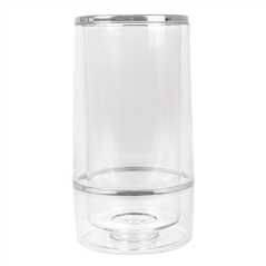 SEAU À VIN  Ø 12x23 CM TRANSPARENT ACRYLIQUE (1 UNITÉ)