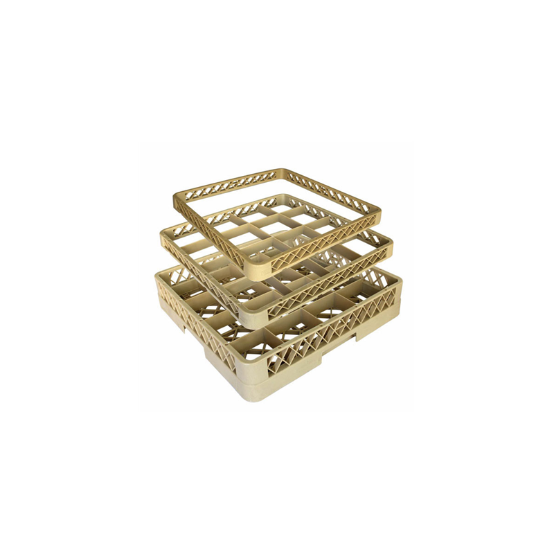 SUPPLÉMENT CASIER DE 16 COMPARTIMENTS  50x50x4,5 CM BEIGE PP (1 UNITÉ)