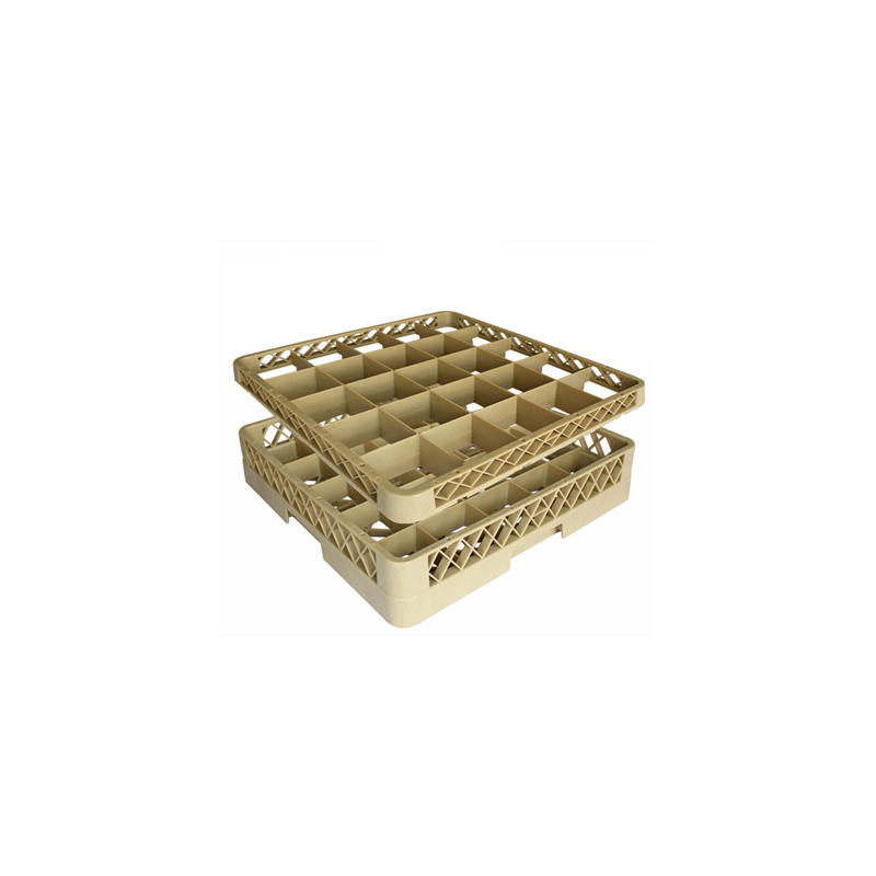 SUPPLÉMENT CASIER DE 25 COMPARTIMENTS  50x50x4,5 CM BEIGE PP (1 UNITÉ)