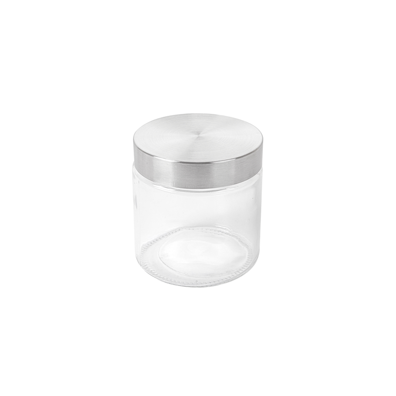 POT STOCKAGE CYLINDRIQUE 'WAKI GLASS' 830 ML Ø 11,2x12 CM TRANSPARENT VERRE (12 UNITÉ)