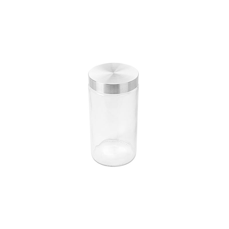 POT STOCKAGE CYLINDRIQUE 'WAKI GLASS' 1700 ML Ø 11,2x22 CM TRANSPARENT VERRE (12 UNITÉ)