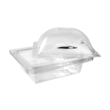 CLOCHE AVEC SOCLE 3 COMPARTIMENTS 37x52x24 CM TRANSPARENT ACRYLIQUE (1 UNITÉ)