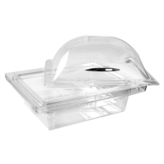 CLOCHE AVEC SOCLE 1 COMPARTIMENT  37x52x24 CM TRANSPARENT ACRYLIQUE (1 UNITÉ)