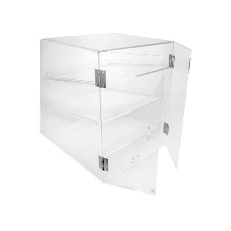 PRÉSENTOIR PÂTISSERIE 3 NIVEAUX  35x45x44 CM TRANSPARENT ACRYLIQUE (1 UNITÉ)