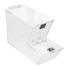 PRÉSENTOIR POUR PRODUITS EN VRAC, EMPILABLE