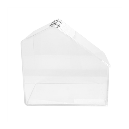 PRÉSENTOIR POUR PRODUITS EN VRAC  20x25x26 CM TRANSPARENT ACRYLIQUE (1 UNITÉ)