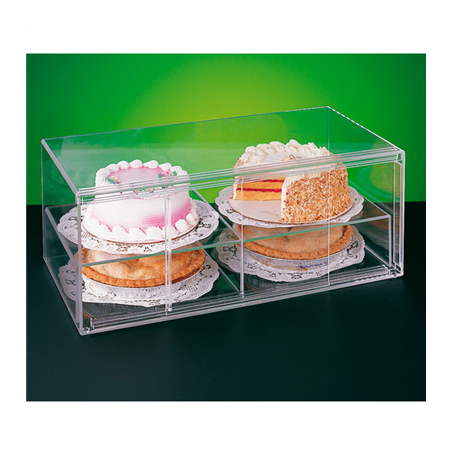 PRÉSENTOIR PÂTISSERIE ALLONGÉ 2 NIVEAUX