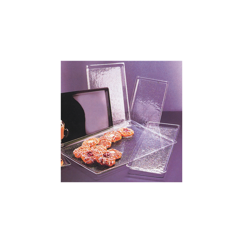 PLATEAU POUR CLOCHES  37,4x27,3x2 CM TRANSPARENT ACRYLIQUE (1 UNITÉ)