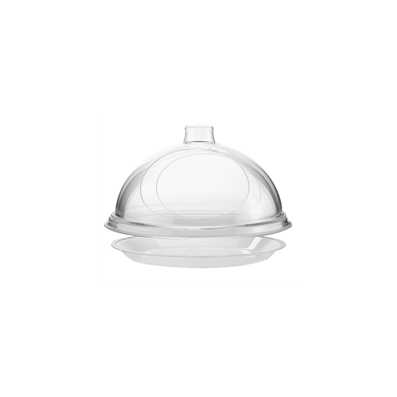COUPOLE "GOURMET"  Ø 30,5x19 CM TRANSPARENT ACRYLIQUE (1 UNITÉ)