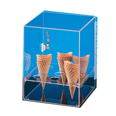 DISPLAY POUR 9 CORNETS DE GLACE AVEC PORTE