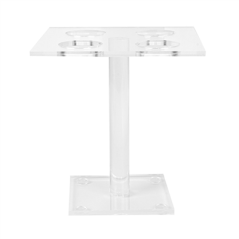 DISPLAY POUR 4 PETITS CORNETS  15x15x15 CM TRANSPARENT ACRYLIQUE (1 UNITÉ)