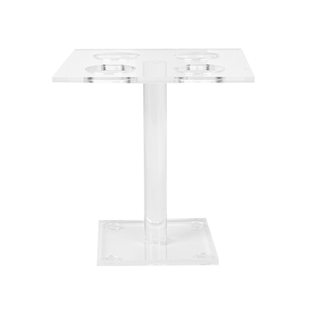 DISPLAY POUR 4 PETITS CORNETS  15x15x15 CM TRANSPARENT ACRYLIQUE (1 UNITÉ)