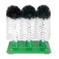 BASE+3 BROSSES LAVAGE VERRES  19x9,9x19 CM POLYESTER (1 UNITÉ)