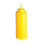 POIRES À SAUCES 360 ML Ø 6x22 CM JAUNE LDPE (6 UNITÉ)