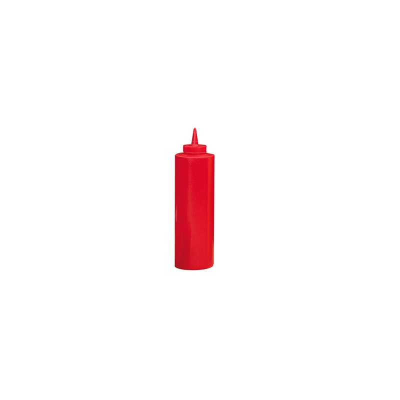 POIRES À SAUCES 720 ML Ø 7x25 CM ROUGE LDPE (6 UNITÉ)