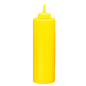 POIRES À SAUCES 720 ML Ø 7x25 CM JAUNE LDPE (6 UNITÉ)