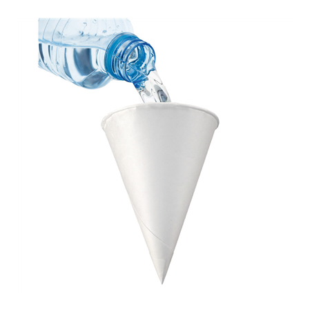 CÔNES EAU 120 ML 70 G/M2 Ø 6,4x8,7 CM BLANC PAPIER (5000 UNITÉ)