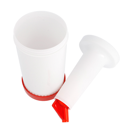 CONTENEUR "POUR MASTER" 960 ML 9x35,5 CM ROUGE PP (1 UNITÉ)