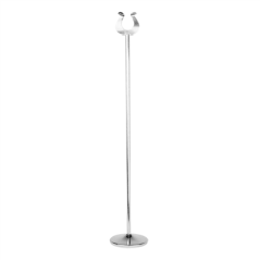 PINCE POUR NUMÉROS DE TABLE Ø7,2x46 (h) CM ARGENTE INOX (1 UNITÉ)
