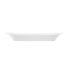 RÉCIPIENTS OBLONGS  21 CM BLANC PORCELAINE (12 UNITÉ)