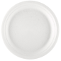 ASSIETTES 'BIONIC'  Ø 23x2 CM BLANC BAGASSE (1000 UNITÉ)