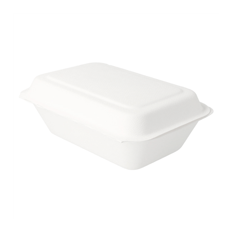 COQUILLES 'BIONIC' 600 ML 13,6x18,2x6,4 CM BLANC BAGASSE (1000 UNITÉ)