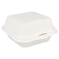 COQUILLES HAMBURGER 'BIONIC' 450 ML 15,2x15x8,4 CM BLANC BAGASSE (600 UNITÉ)