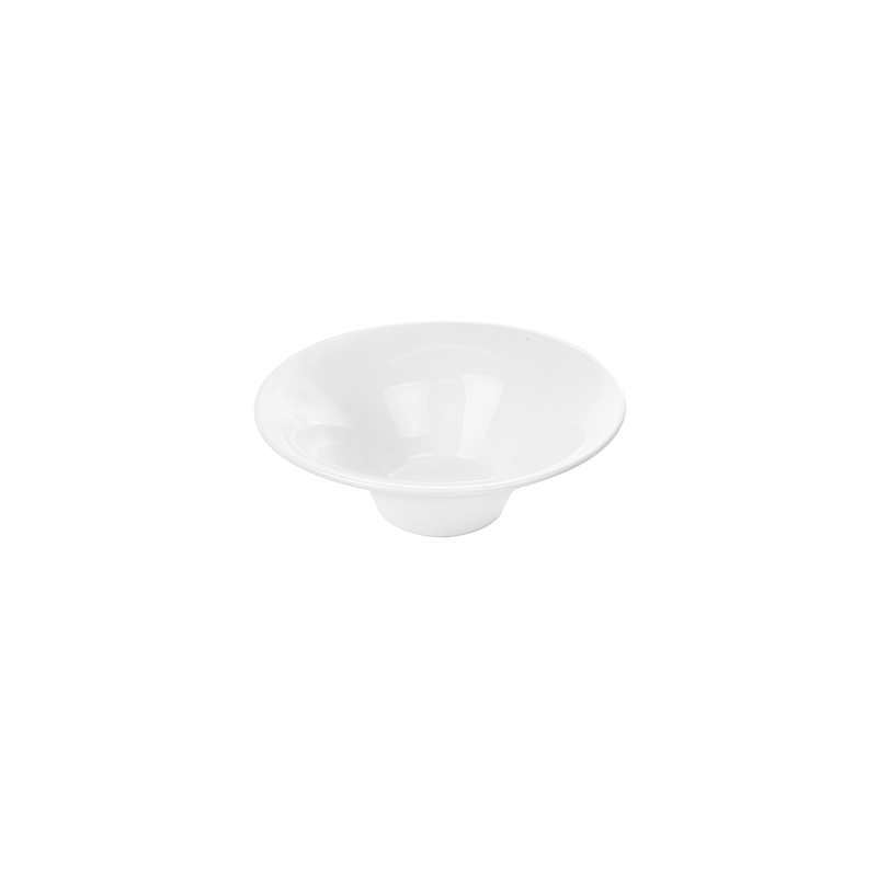 BOLS STRIÉS 500 ML Ø 20,4x7,3 CM BLANC PORCELAINE (4 UNITÉ)