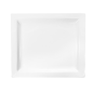 ASSIETTES RECTANGULAIRES  32x28,5 CM BLANC PORCELAINE (6 UNITÉ)