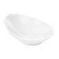 BOLS ALLONGÉS 700 ML 25x21,5x10,5 CM BLANC PORCELAINE (2 UNITÉ)