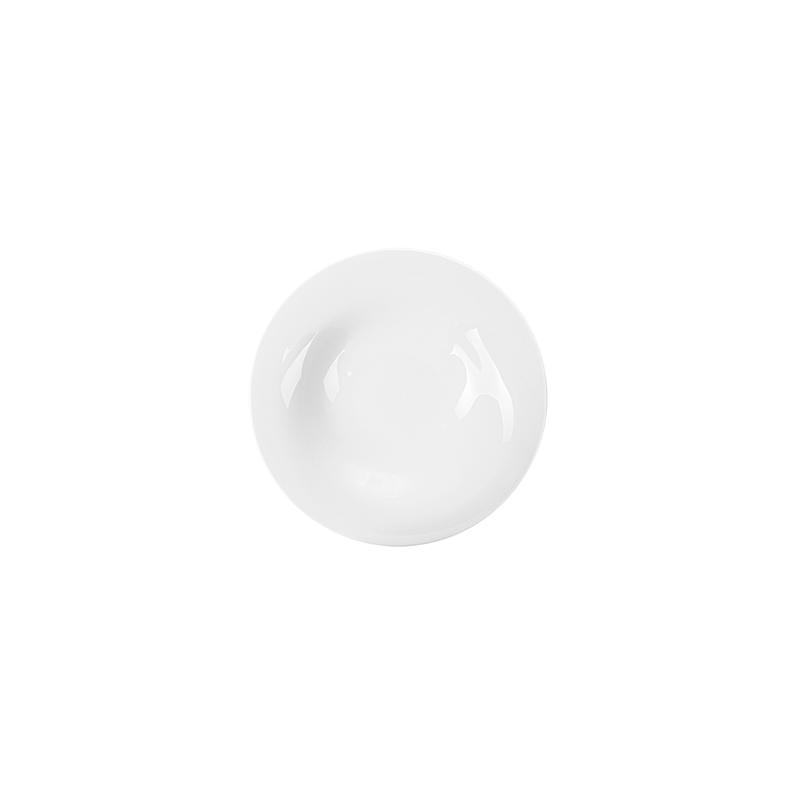 ASSIETTES CREUSES  Ø 33 CM BLANC PORCELAINE (12 UNITÉ)