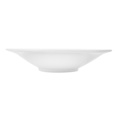 ASSIETTES CREUSES  Ø 33 CM BLANC PORCELAINE (12 UNITÉ)