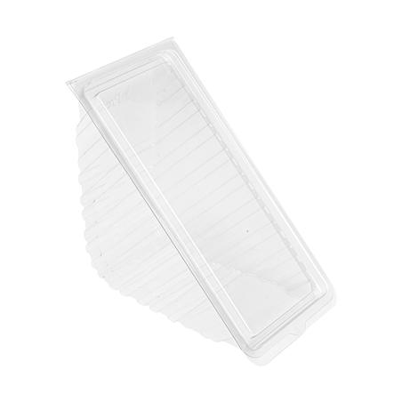 BOÎTES TRIANGULAIRES SANDWICH TRIPLE  11x11x7,5 CM TRANSPARENT RPET (500 UNITÉ)