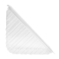 BOÎTES TRIANGULAIRES SANDWICH TRIPLE  11x11x7,5 CM TRANSPARENT RPET (500 UNITÉ)