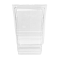 BOÎTES TRIANGULAIRES SANDWICH TRIPLE  11x11x7,5 CM TRANSPARENT RPET (500 UNITÉ)