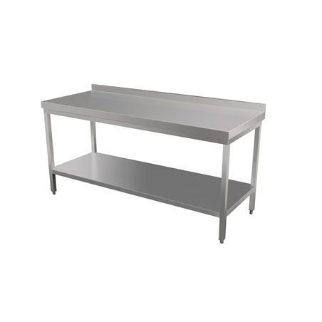 TABLE TRAVAIL AVEC REBORD 2 NIVEAUX