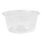 PETITS POTS MICRO-ONDABLES 100 ML Ø7,4x3,5 CM TRANSPARENT PP (2500 UNITÉ)