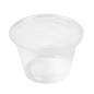 PETITS POTS MICRO-ONDABLES 120 ML Ø7,4x4,6 CM TRANSPARENT PP (2500 UNITÉ)