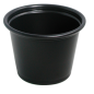 PETITS POTS 30 ML Ø4,5x3,3 CM NOIR PP (2500 UNITÉ)