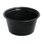 PETITS POTS MICRO-ONDABLES 60 ML Ø6,2x3,2 CM NOIR PP (2500 UNITÉ)