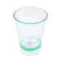 RÉCIPIENTS MISE EN BOUCHE RÉUTILISABLES 60 ML Ø 5,1x6,5 CM VERT D'EAU PS (288 UNITÉ)