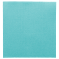 SERVIETTES ECOLABEL 'DOUBLE POINT' 18 G/M2 33x33 CM BLEU TURQUOISE OUATE (1200 UNITÉ)