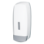 DISTRIBUTEUR SAVON 1 L 12,5x12x27 CM BLANC ABS (1 UNITÉ)