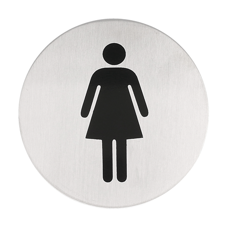 PLAQUE AUTO-ADHESIVE "DAMES"