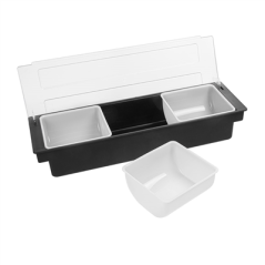 DISTRIBUTEUR À CONDIMENTS 3 COMPART.