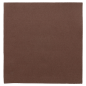 SERVIETTES ECOLABEL 'DOUBLE POINT' 18 G/M2 39x39 CM CHOCOLAT OUATE (1200 UNITÉ)