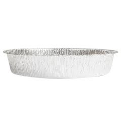 RÉCIPIENTS TARTELETTES 1350 ML Ø 22,8/19,6x3,9 CM ALUMINIUM (100 UNITÉ)